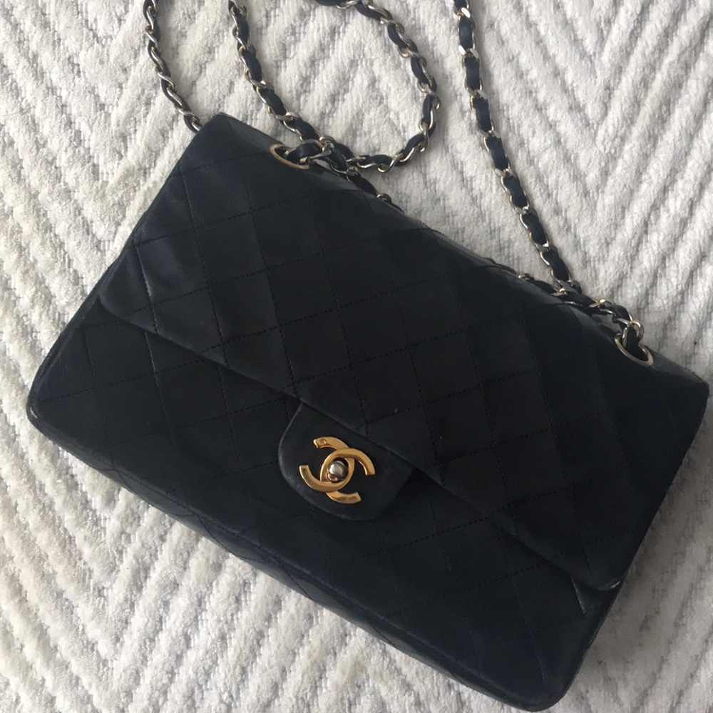 Authentic Chanel flap bag vintage